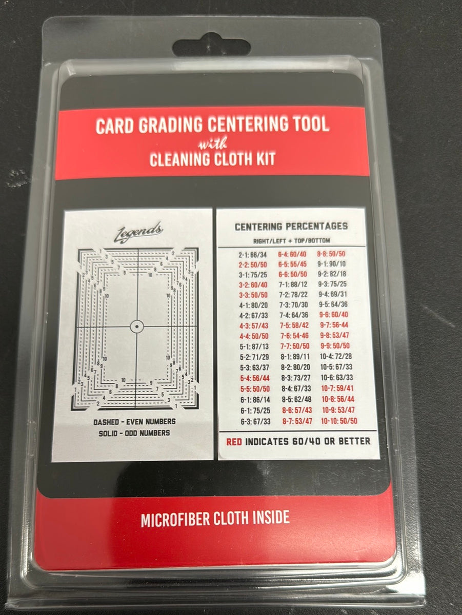 Legends Card Grading Centering Tool with Cleaning Cloth – AAN