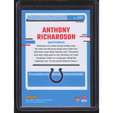 Load image into Gallery viewer, 2023 Donruss Optic #247 Anthony Richardson Purple Shock