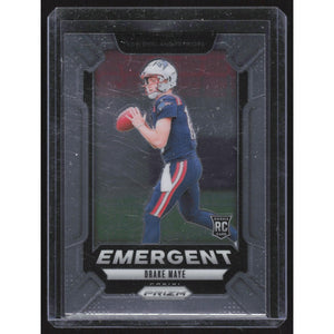 2024 Panini Prizm #4 Drake Maye Emergent