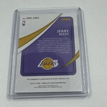 Load image into Gallery viewer, 2020-21 Jerry West /99 Auto Panini Immaculate Past Present Signatures PPS-JWS