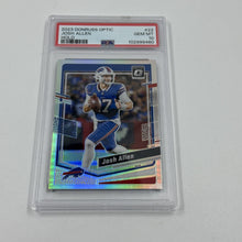Load image into Gallery viewer, 2023 Optic Josh Allen #22 Holo Prizm Refractor PSA 10 Gem Mint Card Silver