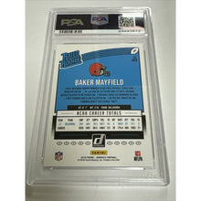 Load image into Gallery viewer, 2018 PANINI DONRUSS #303 BAKER MAYFIELD ROOKIE BUCS PSA 10 GEM MINT