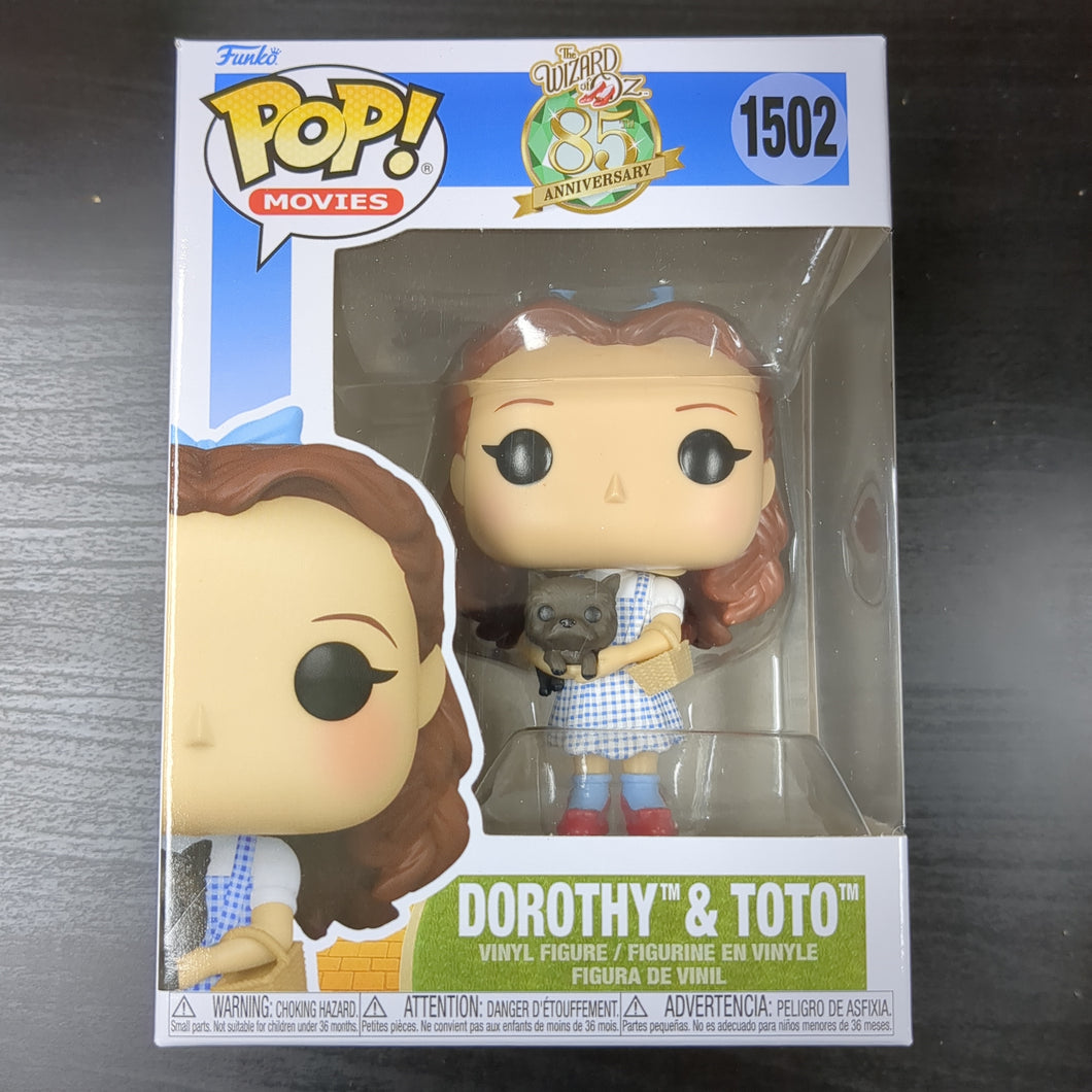 The Wizard of Oz 85th Anniversary Dorothy & Toto Funko Pop