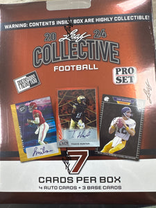 2024 Leaf Collective Football hobby box