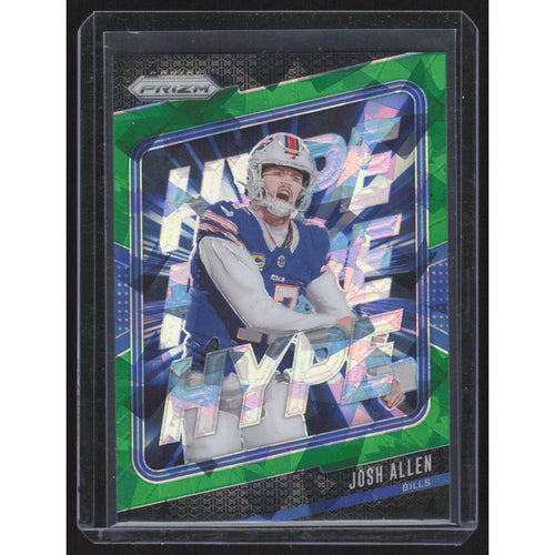 2024 Panini Prizm #13 Josh Allen Hype Green Prizm