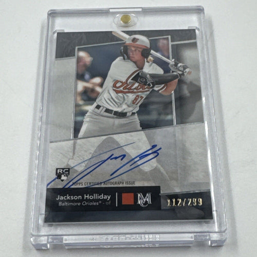 2024 Topps Museum Collection Jackson Holliday Rookie Autograph RC Auto /299
