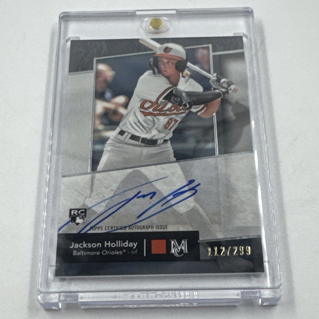2024 Topps Museum Collection Jackson Holliday Rookie Autograph RC Auto /299