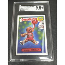 Load image into Gallery viewer, 2015 Topps Garbage Pail Kids Jumpin Jordan SGC 9.5