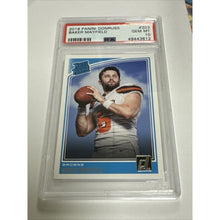 Load image into Gallery viewer, 2018 PANINI DONRUSS #303 BAKER MAYFIELD ROOKIE BUCS PSA 10 GEM MINT