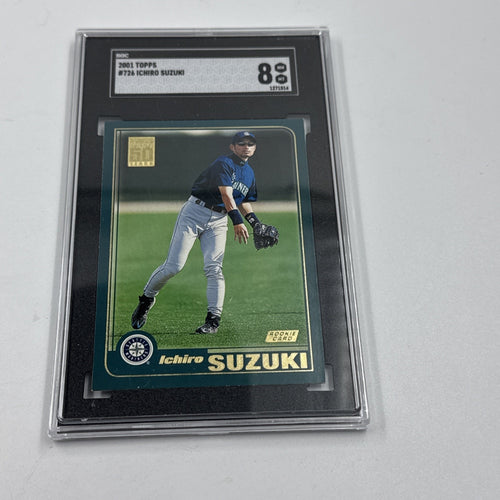 2001 Topps #726 Ichiro Suzuki Rookie RC SGC 8