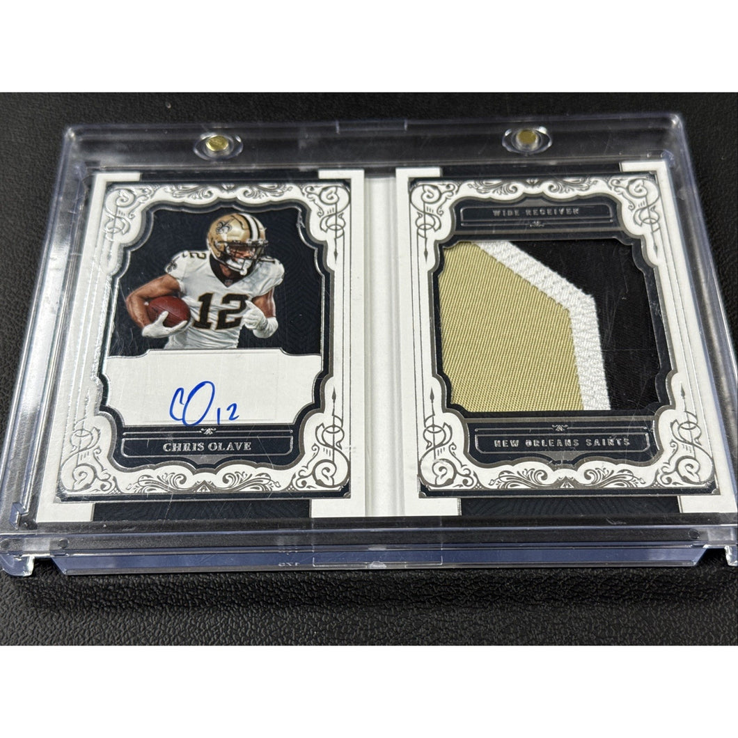 2022 Panini National Treasures #RFE-CO Chris Olave Signatures Booklet #/99 RPA