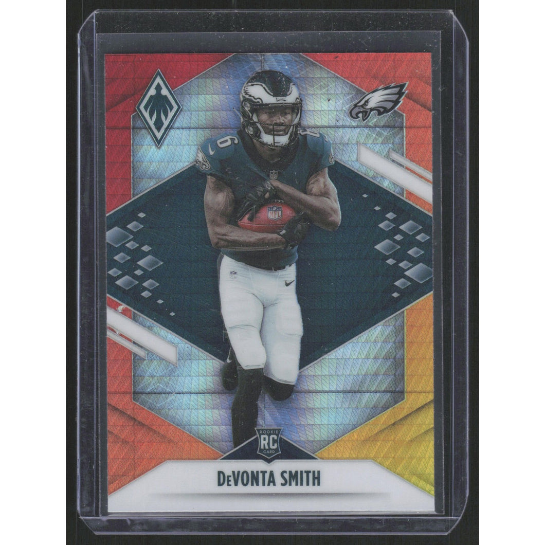 2021 Panini Phoenix #107 DeVonta Smith Fire Burst