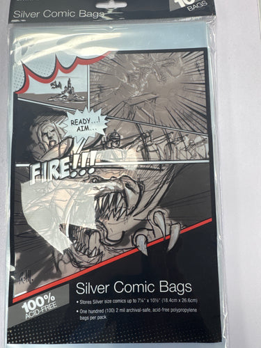 100 Ultra Pro Silver Age Comic Bags