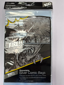 100 Ultra Pro resealable Comic Book Bags