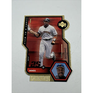 1999 Upper Deck Barry Bonds View to a Thrill /100 SSP Die Cut Gold Foil