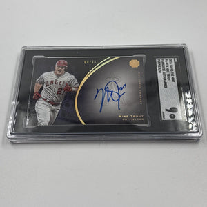 Mike Trout 2016 Topps The mint Auto 04/50 SGC 9