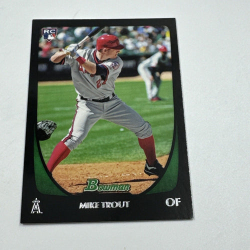 2011 Bowman Draft Picks & Prospects Baseball #101 Mike Trout Rookie Card RC