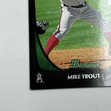 Load image into Gallery viewer, 2011 Bowman Draft Picks &amp; Prospects Baseball #101 Mike Trout Rookie Card RC