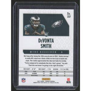 2021 Panini Phoenix #107 DeVonta Smith Fire Burst