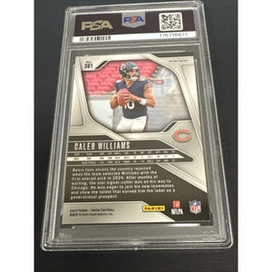 2024 Prizm Caleb Williams SILVER PRIZM ROOKIE RC #301 PSA 8 NM-MT Chicago Bears