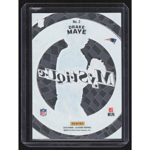 2024 Panini Illusions #2 Drake Maye Mystique