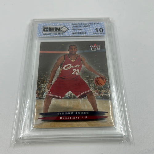 2003-2004 Fleer Ultra #171 LeBron James RC Gem Mint 10