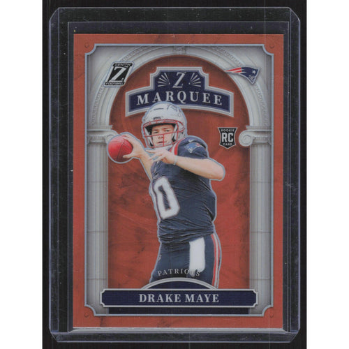 2024 Panini Zenith #3 Drake Maye Z Marquee Orange
