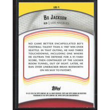 Load image into Gallery viewer, 2024 Topps Chrome #LOG-4 Bo Jackson Yellow Refractor #/75