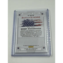 Load image into Gallery viewer, 2024 Panini Boys of Summer Bobby Richardson American Glory Auto #/149 NY Yankees