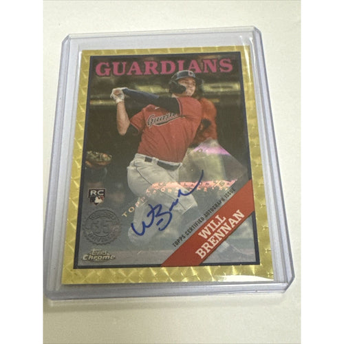 Will Brennan 2023 Topps 1988 Superfractor Rookie Auto 1/1 Guardians