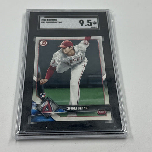 2018 Bowman #49 Shohei Ohtani Rookie RC SGC 9.5 MINT