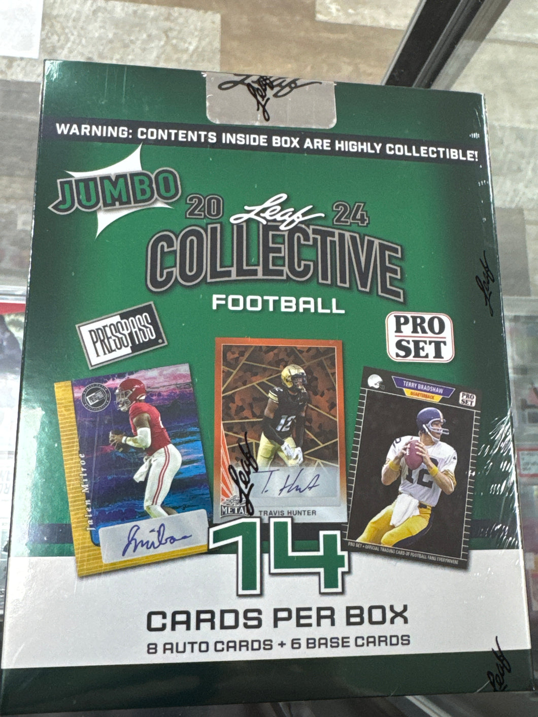 2024 Leaf Collective Football Jumbo box