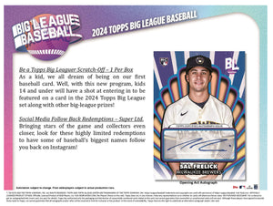 2024 Topps Baseball Big League Hobby Box