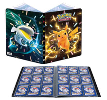 Load image into Gallery viewer, Pokemon Paldean Fates Pikachu 9 pocket portfolio binder