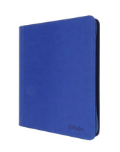 Load image into Gallery viewer, BCW SUPPLIES: Z-FOLIO FOR TOPLOADERS 4-POCKET LX BLUE