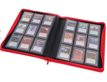 Load image into Gallery viewer, BCW SUPPLIES: Z-FOLIO FOR TOPLOADERS 4-POCKET LX RED