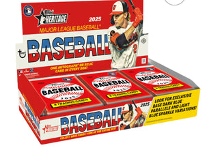 2025 Topps Heritage Baseball Hobby box