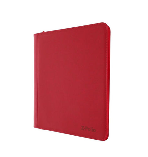BCW SUPPLIES: Z-FOLIO FOR TOPLOADERS 4-POCKET LX RED