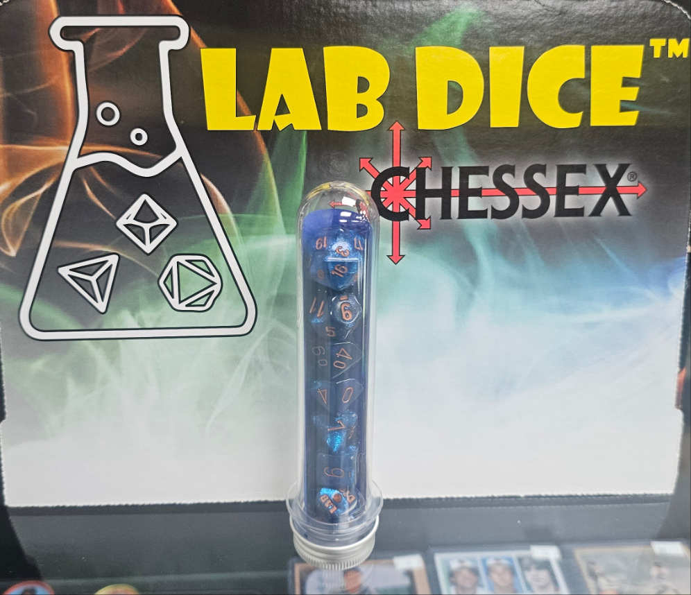 CHESSEX LAB DICE 7-set Borealis Midnight/ Copper