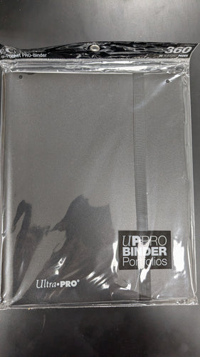 Black UP PRO Binder Portfolios 9 pocket Pro-binder
