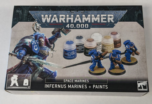 Warhammer 40k Space Marines Infernus Marina + Paints