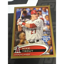 Load image into Gallery viewer, 2012 Topps Update Gold 714/2012 Mike Trout #US144