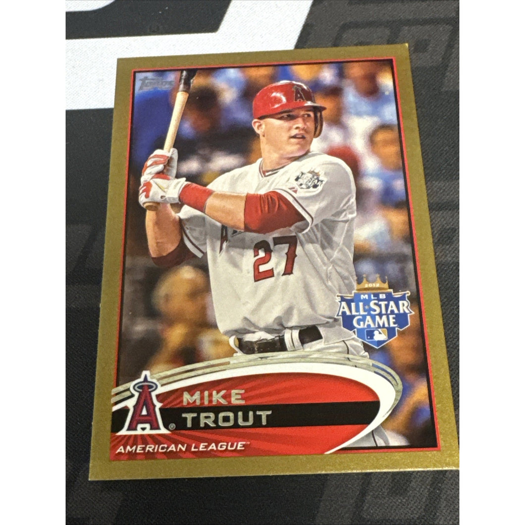 2012 Topps Update Gold 714/2012 Mike Trout #US144