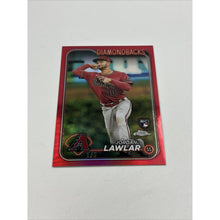 Load image into Gallery viewer, Jordan Lawlar 2024 Topps Chrome Red Refractor Rookie 1/5 SSP