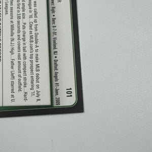 2011 Bowman Draft Picks & Prospects Baseball #101 Mike Trout Rookie Card RC