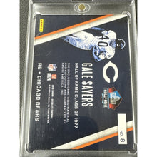 Load image into Gallery viewer, Gale Sayers 2016 Absolute Football Hall Of Fame Auto Game Used Relic /99