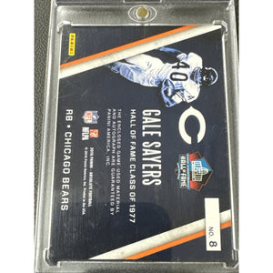 Gale Sayers 2016 Absolute Football Hall Of Fame Auto Game Used Relic /99