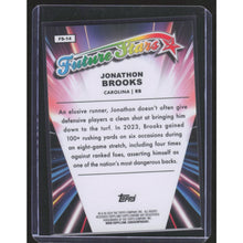Load image into Gallery viewer, 2024 Topps Chrome #FS-14 Jonathon Brooks Future Stars Orange Refractor #/25