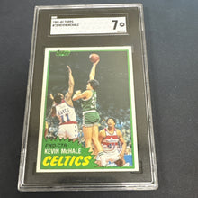 Load image into Gallery viewer, Kevin McHale 1981-82 Topps #75 SGC 7 RC ROOKIE Boston Celtics HOF