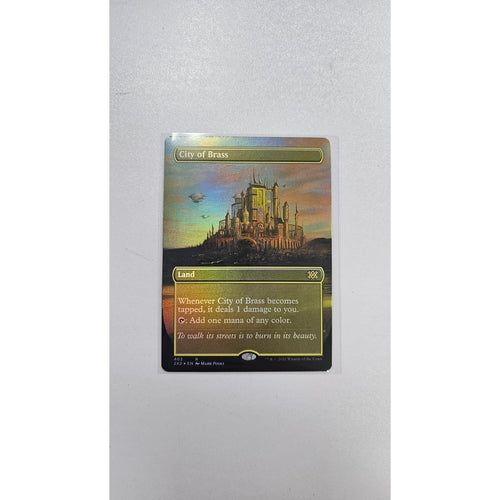 City of Brass (Borderless) Double Masters 2022 Foil